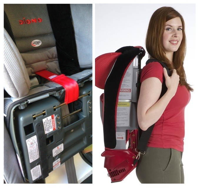 Diono Car Seat Storage Feature Honey + Lime