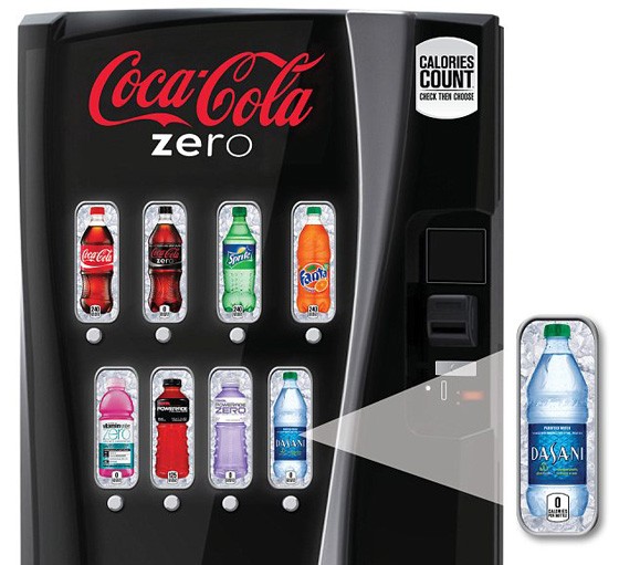 Coca Cola Zero Vending Machine Honey + Lime