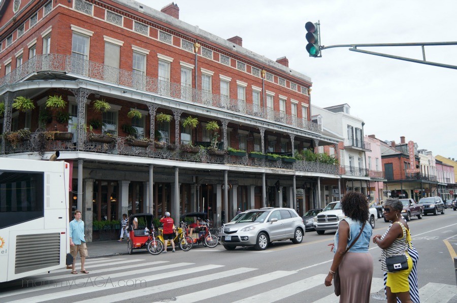 Historical building atrchitecture, St. Ann St, New Orleans Honey + Lime