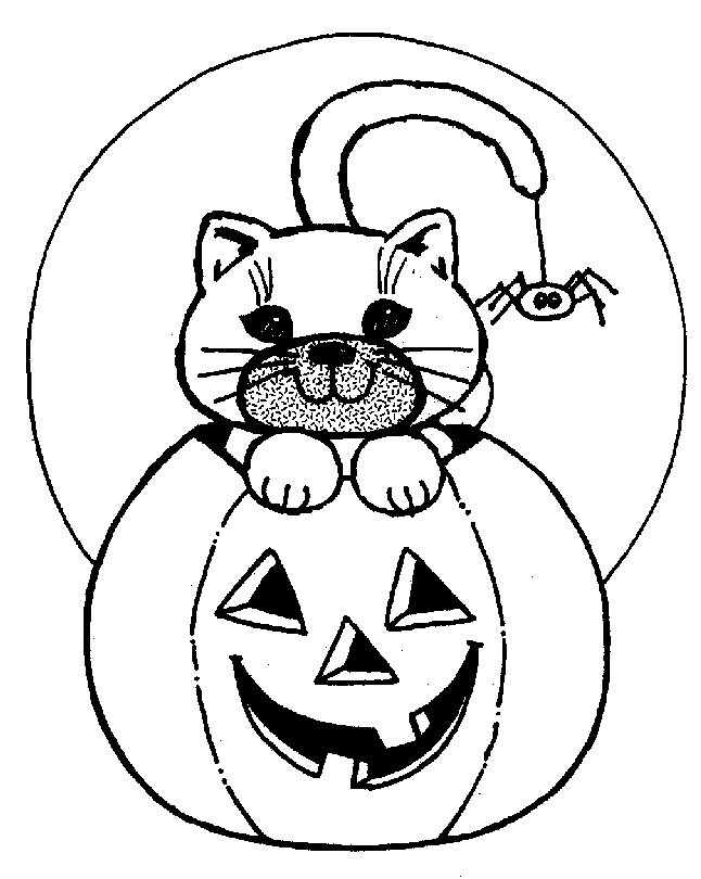 halloween coloring book pages to print - photo #16