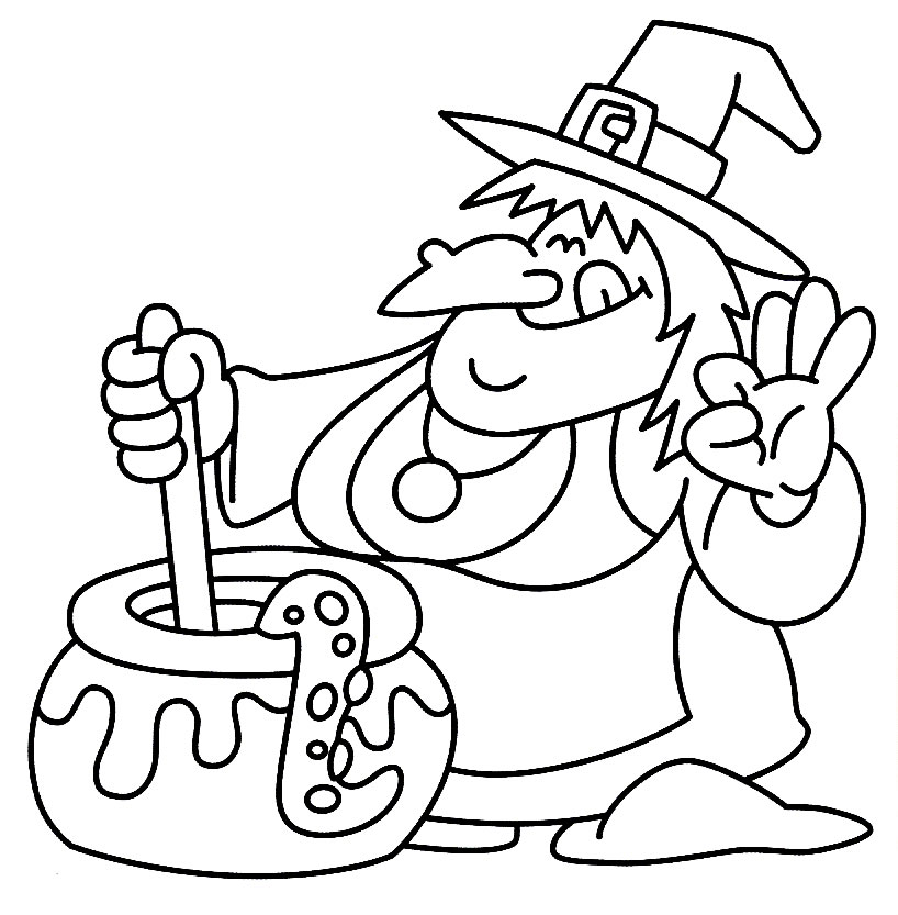 24 Free Printable Halloween Coloring Pages for Kids ...