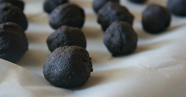 Making OREO truffle balls