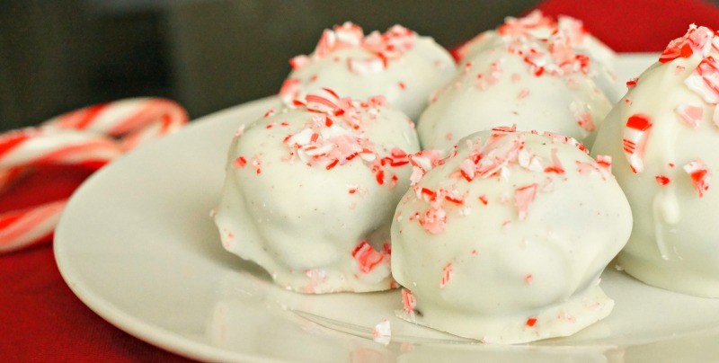 White chocolate peppermint cookie balls recipe