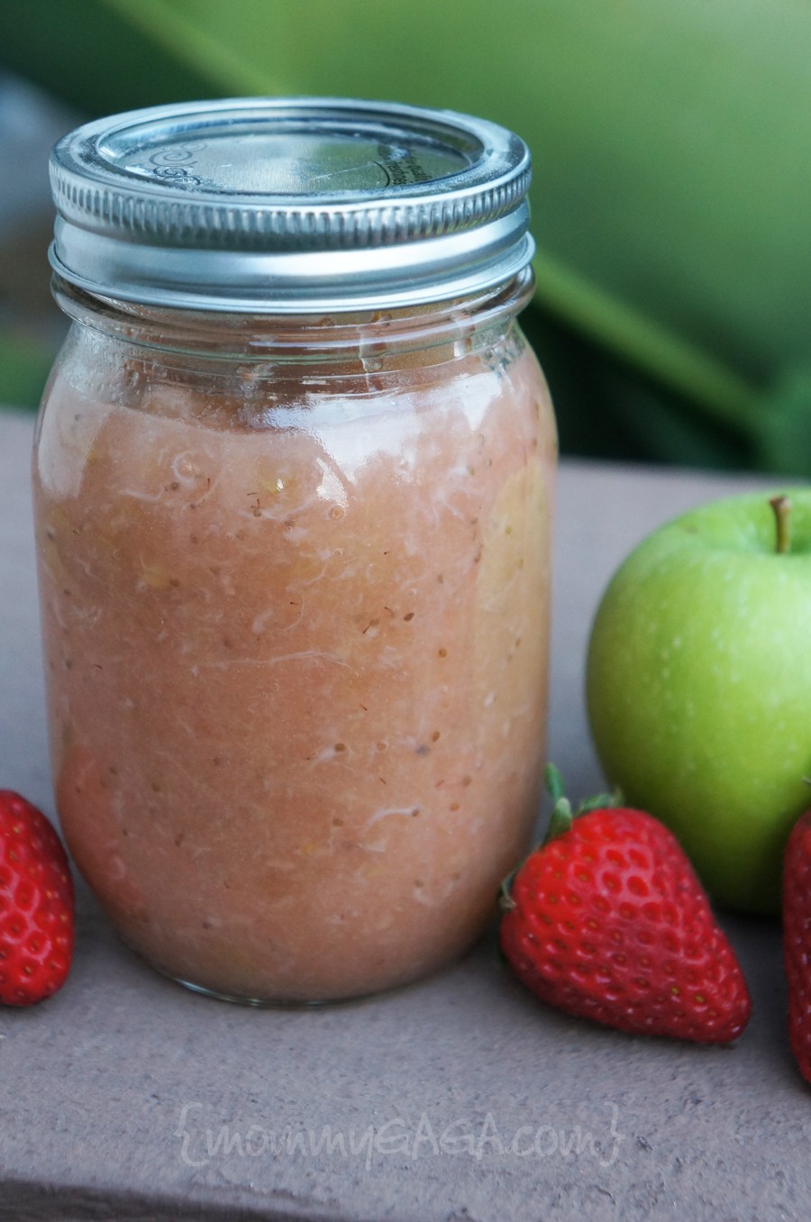How To Make Homemade Strawberry Applesauce Honey + Lime
