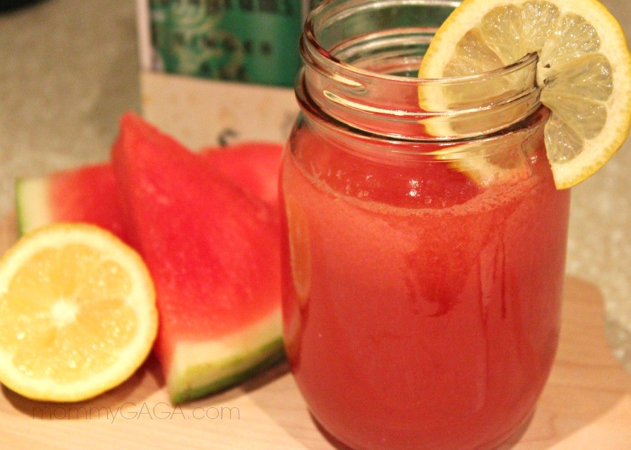 Refreshing Watermelon Cooler Punch Cocktail with Seagram's Ginger Ale