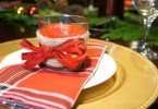 DIY Holiday Candle Favor for your Christmas Table Place Setting