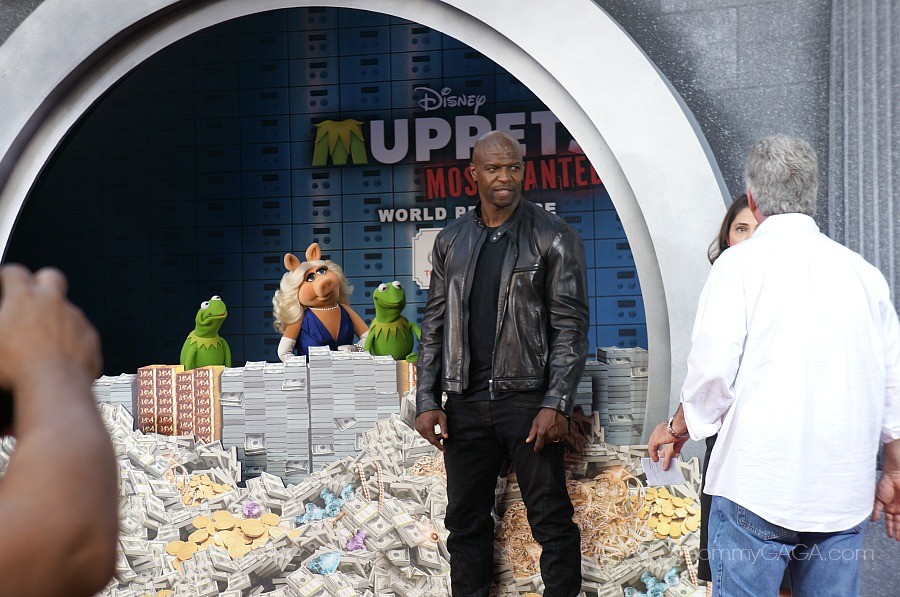 Terry Crews at the Muppets Most Wanted premiere
