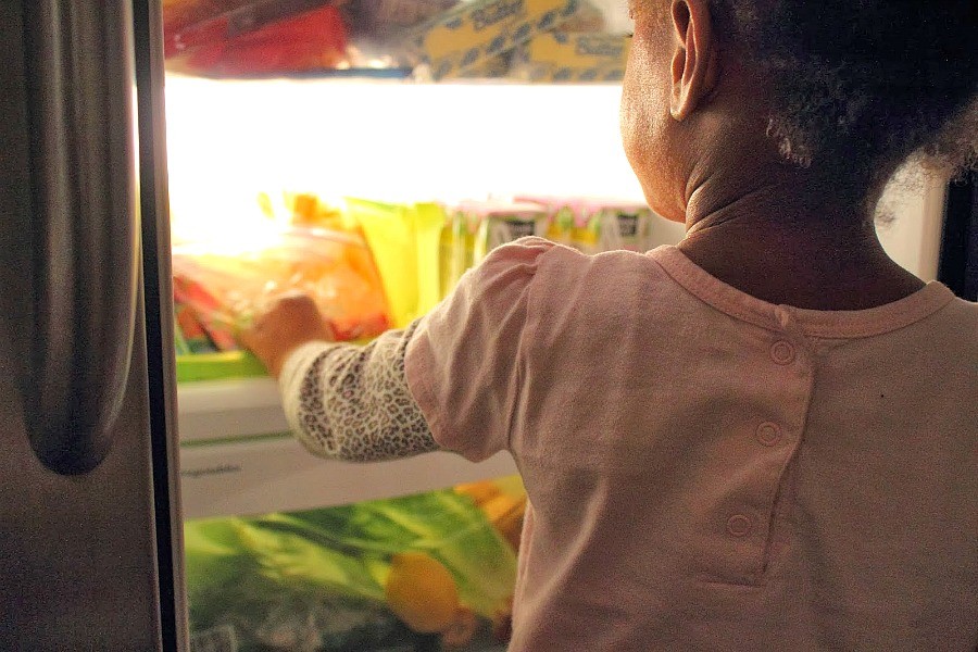 Instilling Toddler Independence DIY Fridge and Pantry Snack Bins