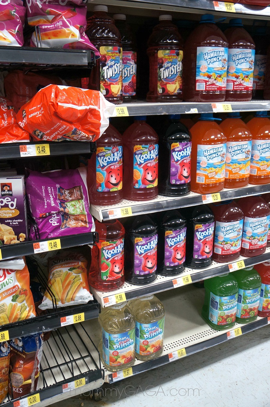KoolAid 96oz. Juice Bottles, in Walmart stores Honey + Lime