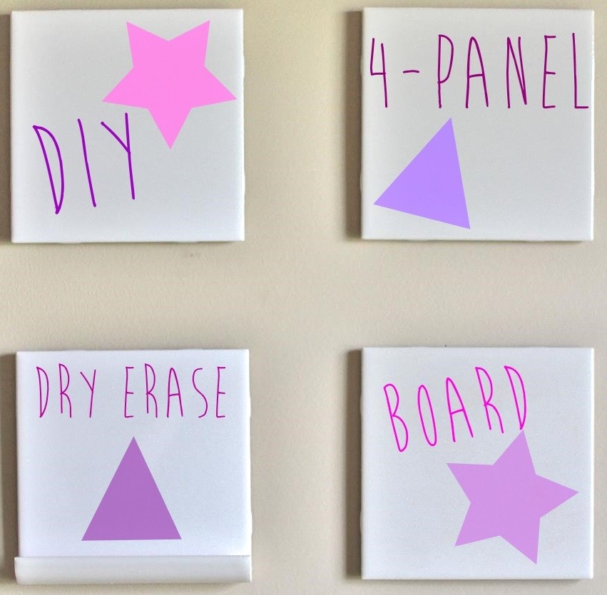 Make Your Own DIY Dry Erase White Board Tiles Craft! Honey + Lime