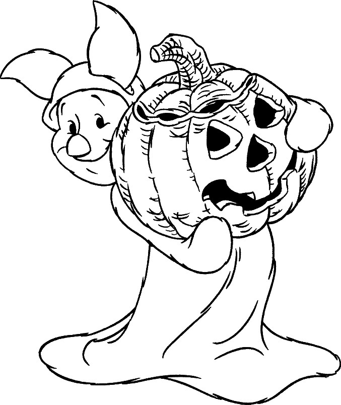 Kids Coloring Halloween Pages 2