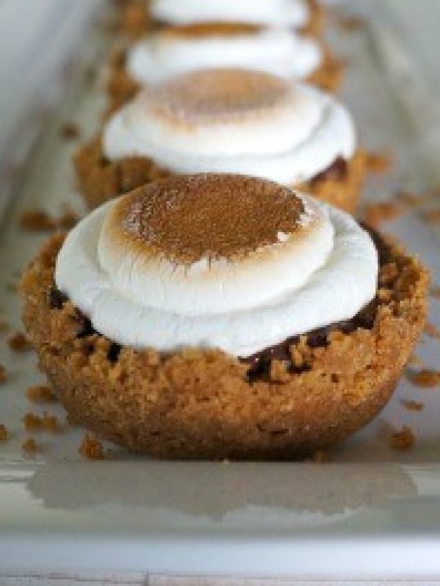 Easy Oven S'mores Recipe with Graham Cracker Crust Honey + Lime