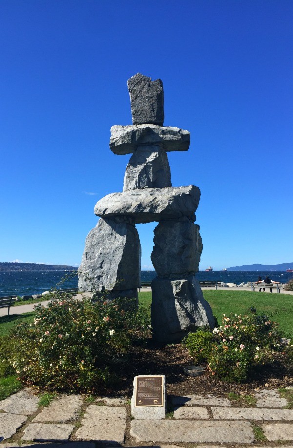 Interesting things I saw in Vancouver BC, Canada, Inukshuk rock statue