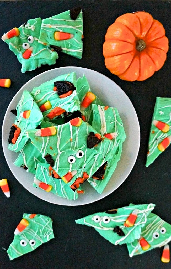 How To Make Your Own Spooky Monster Halloween Candy Bark!