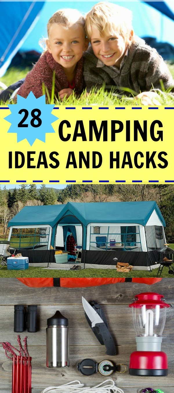 28 Camping Ideas for Your Next Trip Cool Camping Hacks!