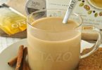 Tazo® Chai Tea Latte recipe can be made in the comfort of your own home. I just love the fact that I can drink the warm taste of cinnamon, cloves, nutmeg and cardamom in a creamy, delicious latte