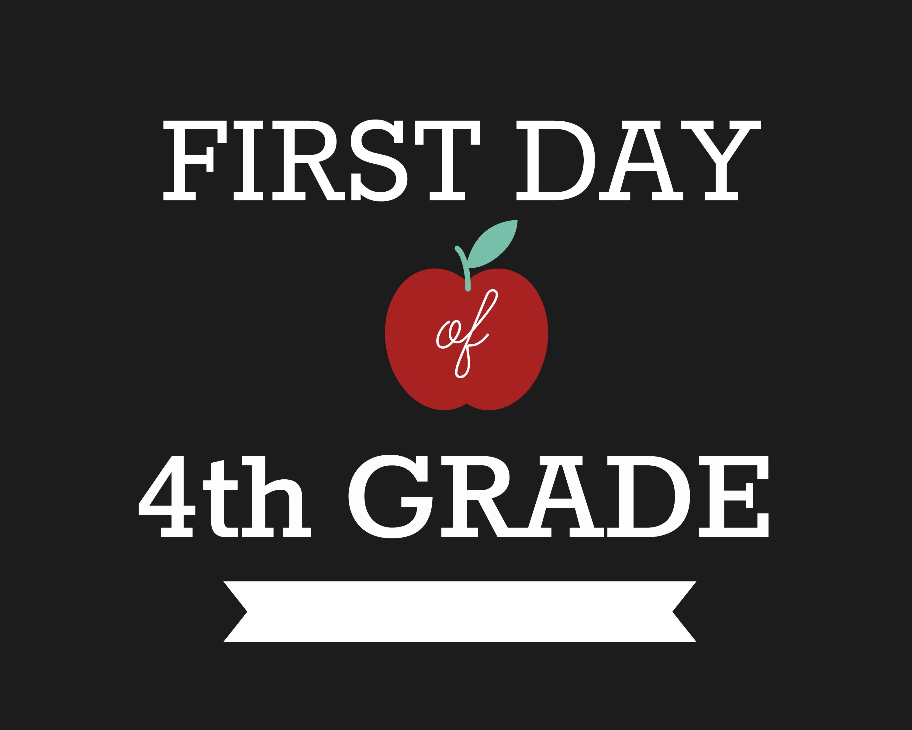 first-day-of-school-signs-fourth-grade-honey-lime