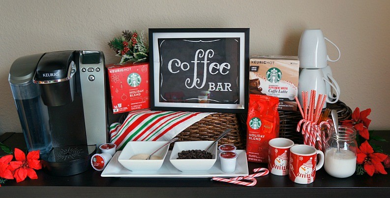 Create a festive coffee experience with the Christmas Coffee Caddy