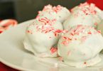 white chocolate peppermint OREO balls recipe