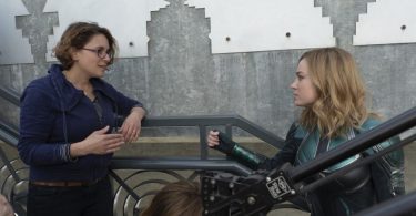 Captain Marvel Director Anna Boden and Brie Larson, Carol Danvers