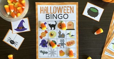 Fun printable Halloween bingo game