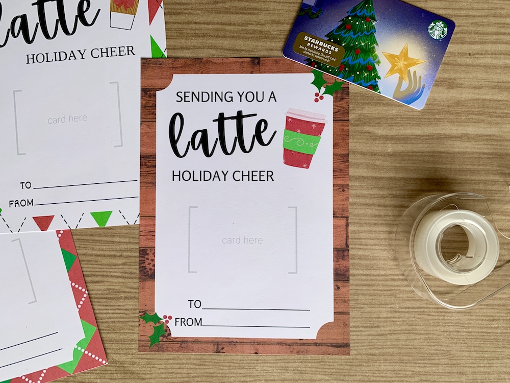Free Printable Holiday Gift Card Holders – Let's DIY It All – With