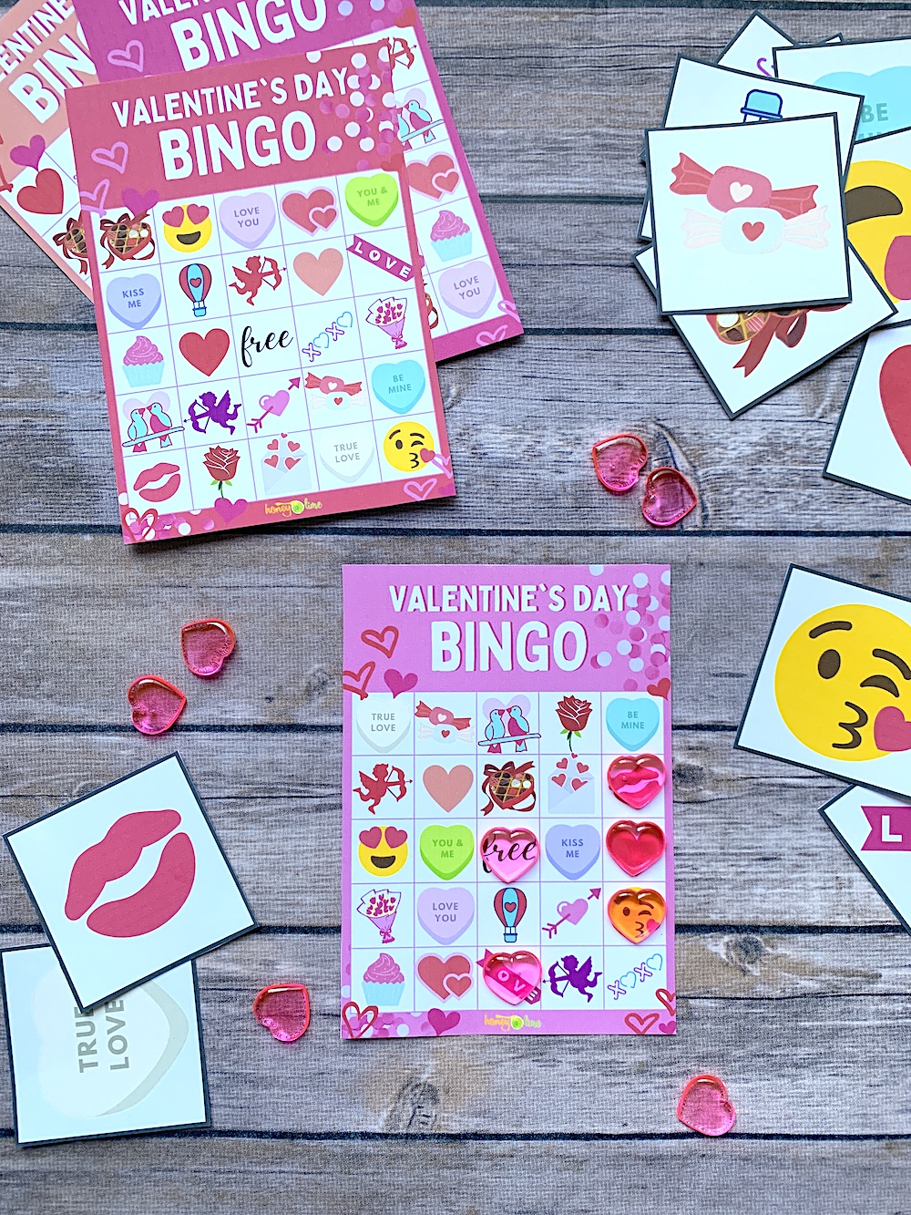 Free Valentine's Day bingo cards