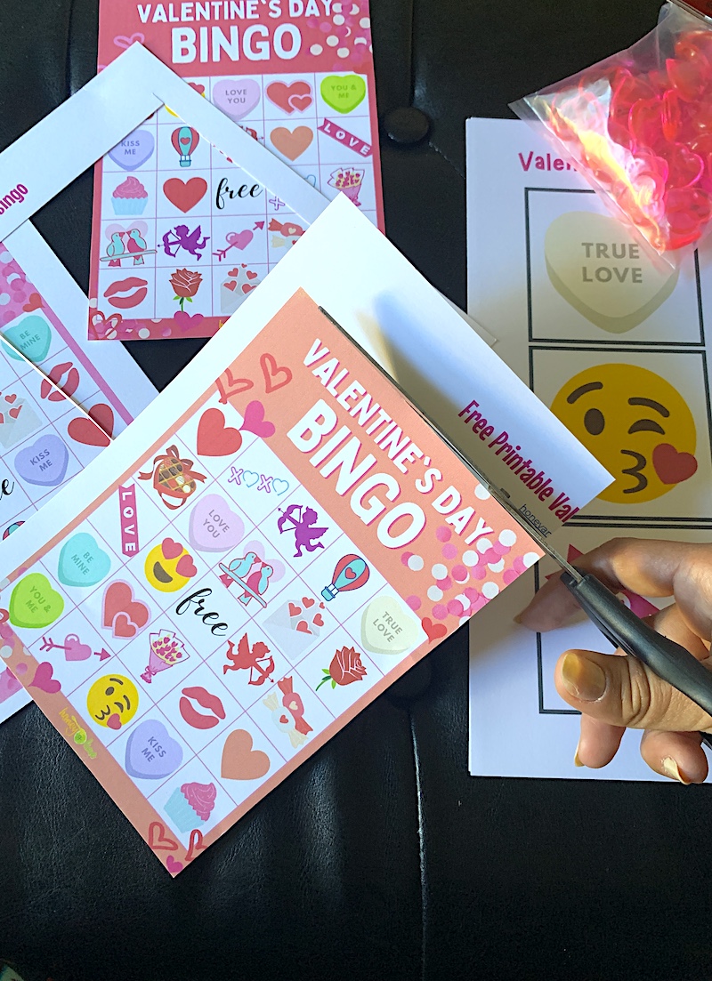 Valentine's Day bingo printable